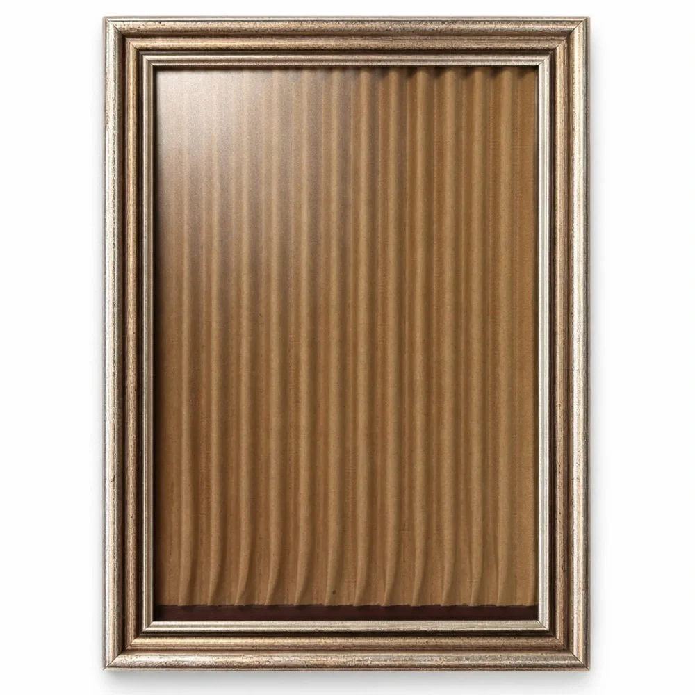 Vintage Silver Gold Picture Frame